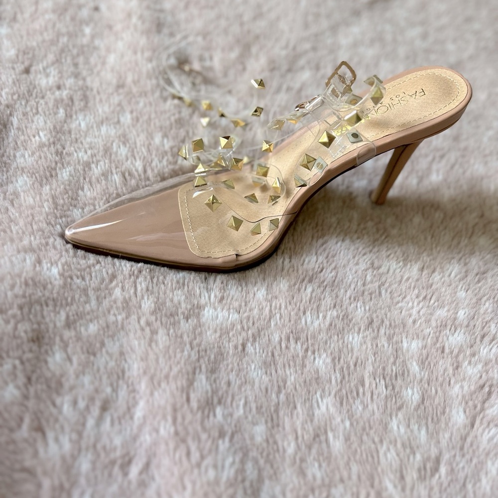 Fashion Nova Clear Heels